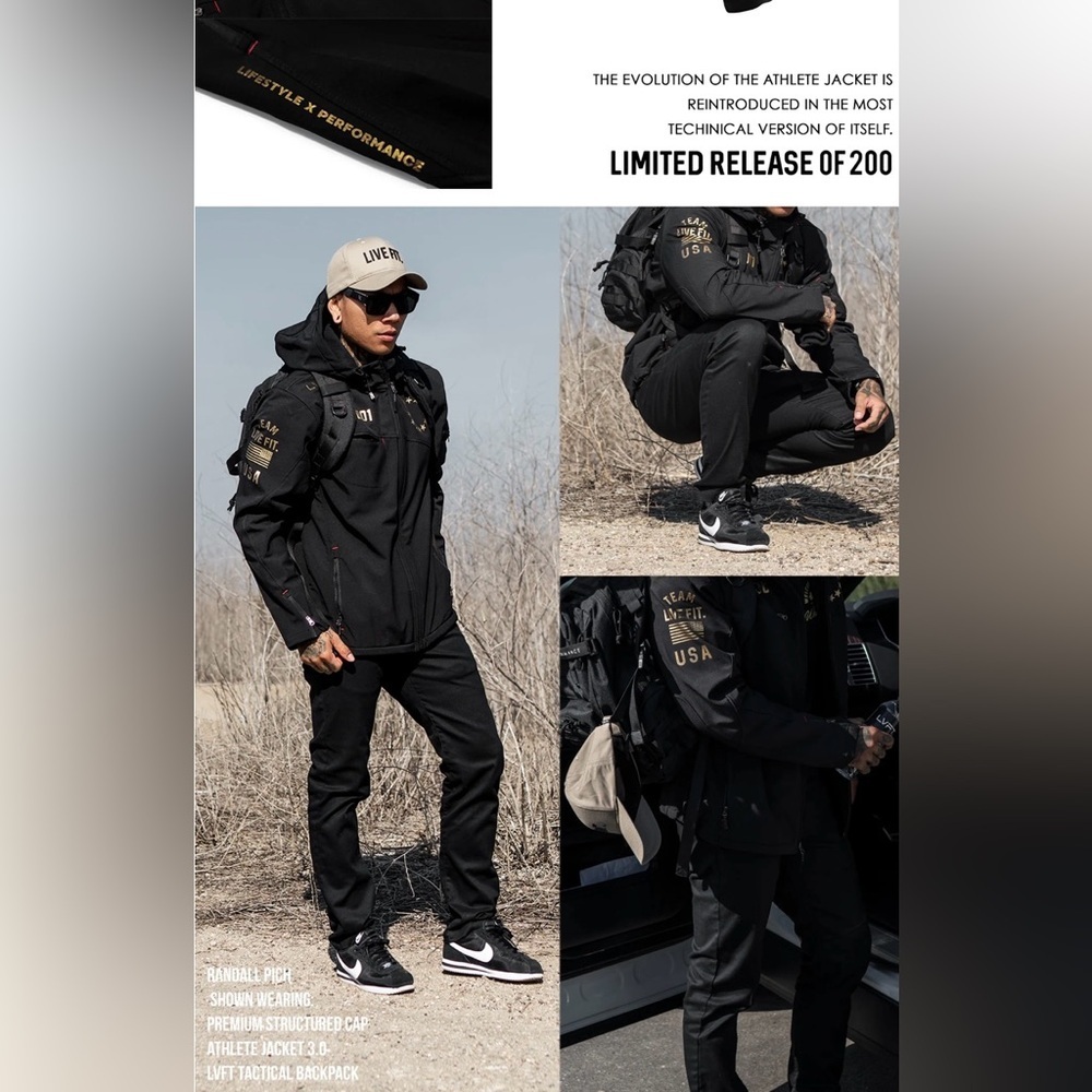 LVFT Live Fit Athlete Jacket 3.0 Gold Edition Ltd. Ed. #115 Performance Unisex M